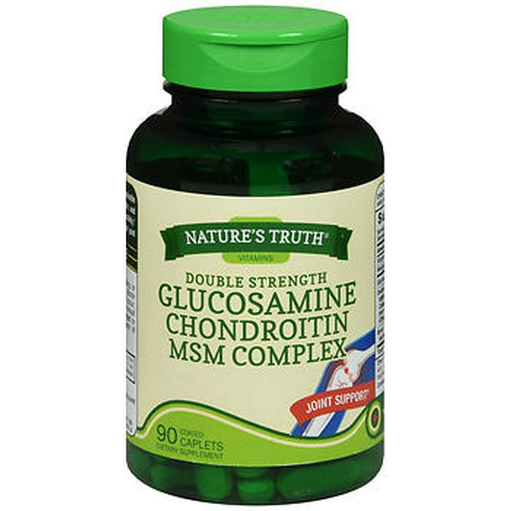 Nature's Truth Double Strength Glucosamine Chondroitin MSM Complex