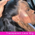 thumbnail image 6 of WXLCISI Body Wave Lace Front Wigs Human Hair For Women HD Transparent Lace Frontal Wigs Human Hair Pre Plucked With Baby Hair Brazilian Wigs Natural Black, 6 of 8