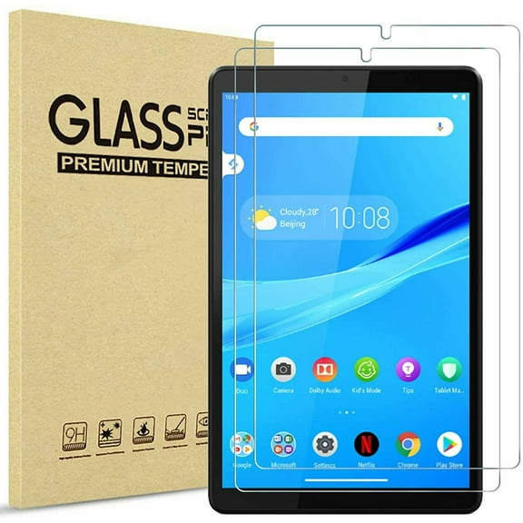 (2 Pack) Tempered Glass Screen Protector for Lenovo Tab M8, EpicGadget Glass Screen Protector for Lenovo Smart Tab M8 / Tab M8 HD / Tab M8 FHD / Tab M8 HD LTE / Tab M8 (3RD Gen) 8 Inch Display Tablet