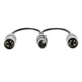 thumbnail image 2 of Keenso Durable XLR Câble de Séparation, XLR Répartiteur Audio, pour Table de Mixage Lumière Control Haut-Parleur, 2 of 8