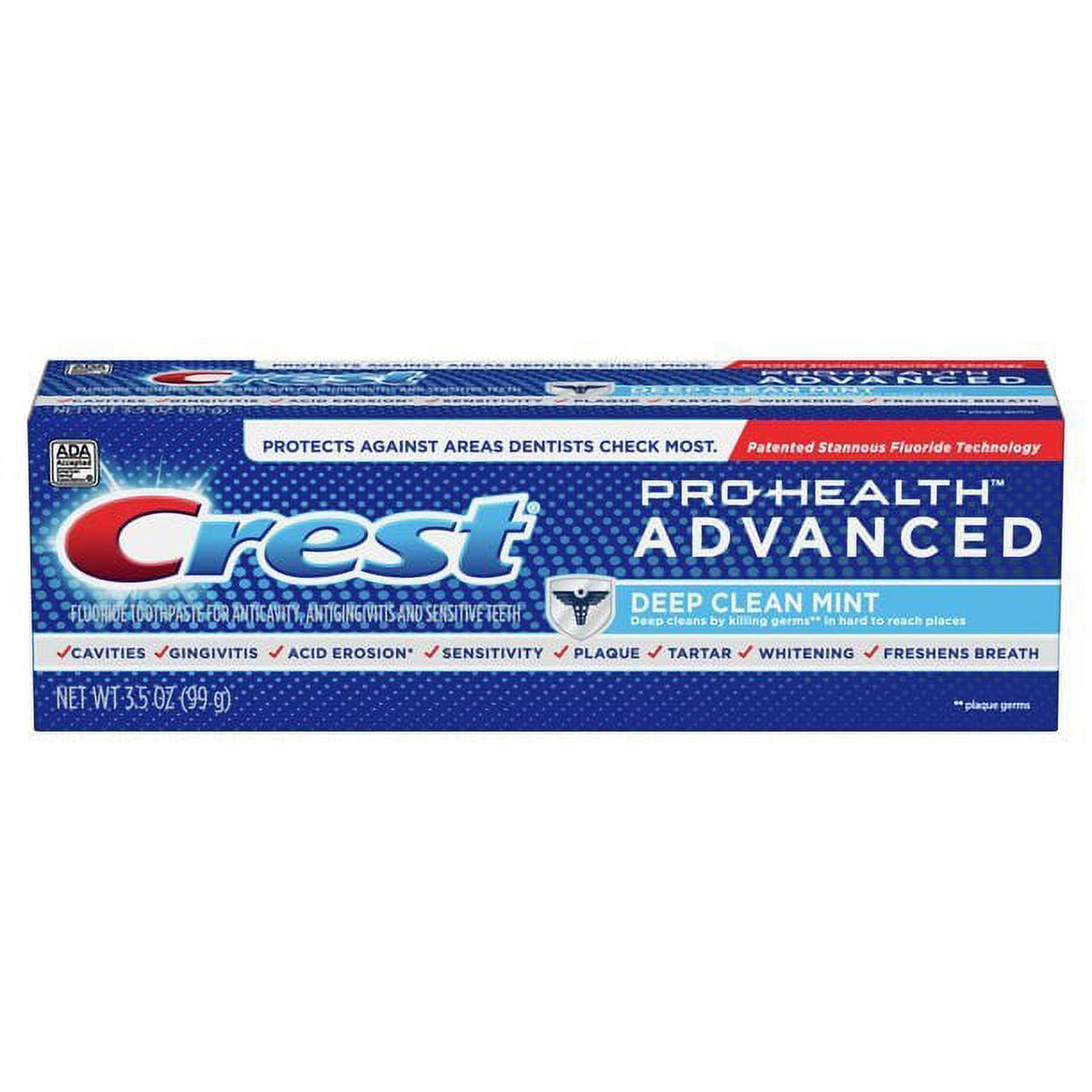 Crest Pro-Health Advanced Extra Deep Clean Toothpaste 3.5 oz, Pack of 3