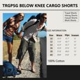 thumbnail image 5 of Men's Casual Fishing Camo Cargo Shorts, Lightweight Outdoor Hiking Work Shorts with Pockets, 5 of 5