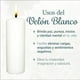 thumbnail image 3 of Vela Velón Cirio Blanco 19 Cm (g) Limpias Amarres Amor, 3 of 5