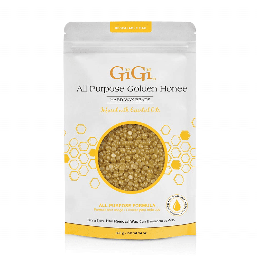 GiGi All Purpose Golden Honee Hard Wax Beads 14 oz
