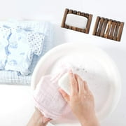Wood Soap Dish 2 Pack Wooden Soap Holder for Shower Bathroom Kitchen Sinks
