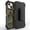 Camouflage/Orange, variant on For Apple iPhone 15 6.1 inch Heavy Duty Armor Shockproof Protective Hybrid Case Cover With Clip Black/Black