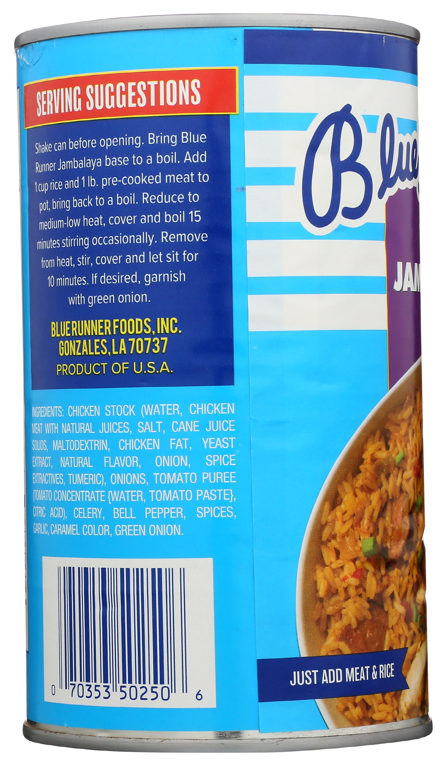 Pack of 6, Blue Runner Creole Jambalaya Base, 25 oz