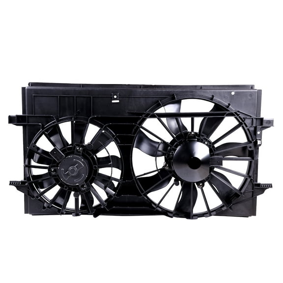 SCITOO Radiator AC A/C Condenser Cooling Fan Compatible with 2004-2012 for Chevrolet Malibu for Pontiac G6 Saturn Aura 2.2L 2.4L 3.5L 3.9L