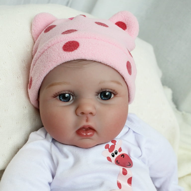 CHAREX Reborn Baby Doll Girl 22 inches Realistic Doll Toy for Kids 3