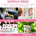 thumbnail image 6 of FEMBW Window Clings Gel Stickers for Girls, 41Pcs Thick Car Window Stickers for Kids Toys, Heart Butterfly Fruit Dessert Mermaid 3D Stickers for Home Decor Kids Gifts, 6 of 7