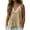 Khaki, variant on Women's Lace Trim Linen Cami Tank Top V Neck Spaghetti Strap Sleeveless Loose Fit Casual Top,L,Khaki