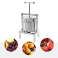 thumbnail image 3 of Wildnix Stainless Steel Press Extractor for Wine and Juice, 10L Capacity, Manual Fruit Press with Large Pressing Disc, Efficient Juice Extraction, Modern Design, 3 of 6
