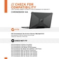 thumbnail image 2 of UAG HP Chromebook 14A (﻿14-inch Screen) ﻿(Only Compatible with Series: 14a-naXXXX﻿)﻿ Case Plyo Feather-Light Rugged Military Drop Tested Protective Laptop Cover, Ice, 2 of 9