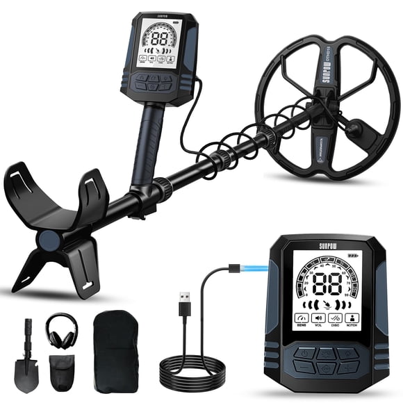 Detector de metales SUNPOW OTMD15 Batería recargable de 2500 mAh