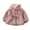 Pink, variant on AUNVITO 2025 Trendy Children's Long Sleeves Round Neck Coat Long Sleeved Bottom Plush
