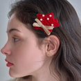 thumbnail image 1 of Fiudx Ofertas de la semana Pinzas para el cabello navideñas Pinzas para el cabello lindas para niñas Pinzas para niñas y pinzas para flequillo con sentido invernal Tarjetas para el cabello navideñas, 1 of 6