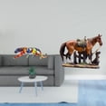 thumbnail image 2 of Estatua De Caballo, Escultura De Animal, Figura De Animal Caminando, Adorno Decorativo Para Estantería, Interior, Hogar, Escritorio, Colección, Arte En Resina, Decoración Para Oficina, Sala, 2 of 8