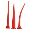 thumbnail image 4 of EXHUMKY 3Pcs Caulking Nozzle Applicator Kit Red Rubber Tips with Versatile Extended and Curved Mouth, 4 of 8