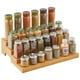 thumbnail image 5 of Spice Rack mDesign de bambú con 4 niveles de almacenamiento para cocina, 5 of 8