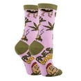 thumbnail image 2 of OoohYeah Womens Novelty Funny Crew Socks, Colorful Cotton Dress Socks, Freshly Baked, 2 of 2
