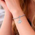 thumbnail image 2 of 925 Sterling Silver Openable Holy Bible Book Cross Dangle Charm for Bracelet Charms Bangle Pendant Jewelry, 2 of 4