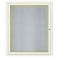 thumbnail image 3 of Aarco Products DCC3630RIV 1-Door Enclosed Bulletin Board - Ivory, 3 of 3