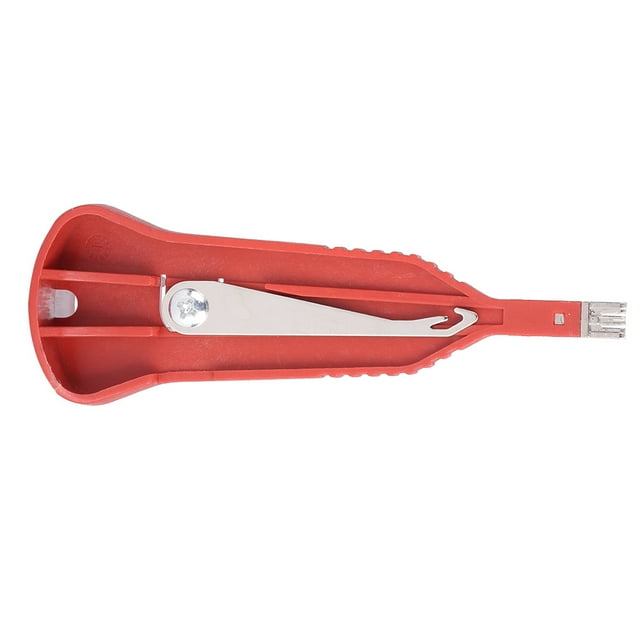 Manual Crimper, Workshop Equipment Card Wire Cutter Thread Cutter Cable Stripper, for Patch Panels Cables Modules Connection Operations