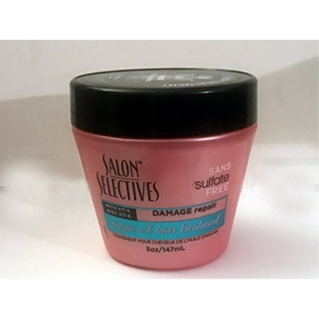 Salon Selectives 3-minute Hair Therapy, Intense Conditioning Treatment, Restores and Strengthens, Argan Oil, 4 Fl