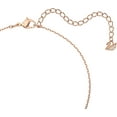 thumbnail image 3 of Pink Diamond Swan Necklace Swarovski Elements Crystal Swan Pendant, 3 of 5