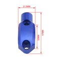 thumbnail image 5 of Abrazadera Universal para soporte de espejo de manillar, adaptador de aleación de aluminio para motocicleta de 22mm, rosca para Crf 250x 450RX Azul DYNWAVEMX Abrazadera de montaje de espejo, 5 of 5