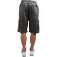 thumbnail image 2 of Vibes Men Fleece Cargo Shorts 13" Inseam Charcoal Small, 2 of 4