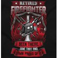 thumbnail image 2 of Retired Firefighter Proud Volunteer Men's Big & Tall Long Sleeve Graphic Tee Brisco Brands 2X, 2 of 5