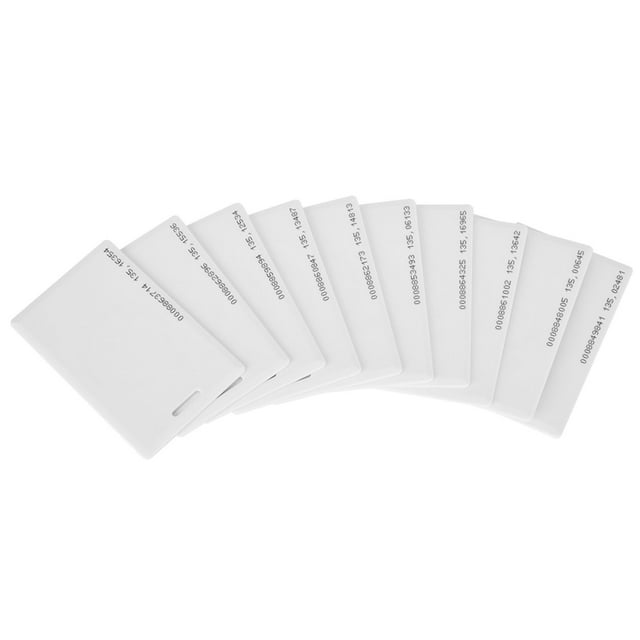 Tarjeta de acceso de entrada inteligente 10 Uds 125Khz proximidad legible RFID
