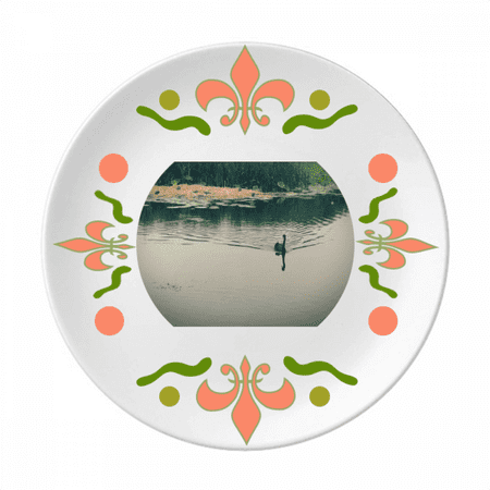 

Ducks Lake Photography Flower Ceramics Plate Tableware Dinner Dish