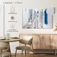 thumbnail image 5 of Elephant Stock Mykonos Street Wall Art - Horizontal Multi Panel Canvas - Living Room Wall Decor - City Multi Panel - Blue And Gray Decor - 57" x 36", 5 of 8