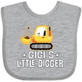 thumbnail image 3 of Inktastic Gigi Little Digger Construction Truck Boys Baby Bib, 3 of 4