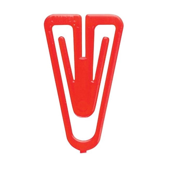 Clip Large Plastiklip, Assorted Color - Pack of 200