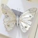 thumbnail image 2 of Decoraciones de Árbol de Navidad de Gama Alta Malla Hueca Plata Doble Capa Mariposa Decoraciones de Árbol de Navidad Decoración de Navidad Árbol de Navidad Blanco, 2 of 6