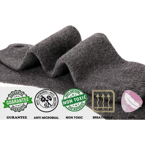 Chaussettes d'Hiver Épaisses et Chaudes en Laine pour Hommes, Duveteuses, Lourdes, Thermiques, 5 Paires