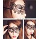 thumbnail image 5 of Máscara de mascarada de filigrana de metal con diamantes de estilo veneciano, mascarada de fiesta de Halloween negra Afortunado Sencillez, 5 of 5