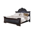thumbnail image 3 of Pemberly Row 5-piece Eastern King Carved Wood Bedroom Set Cappuccino, 3 of 7
