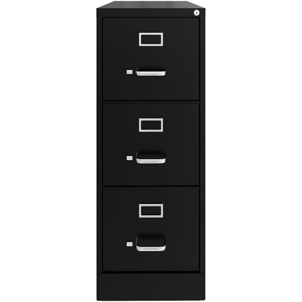 UrbanPro Metal Black Filing Cabinet Vertical Pre-Assembled 40.19"H x 15"W x 22"D