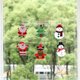 thumbnail image 3 of Billuyoard Navidad tirando bandera Festival colgante interesante vacaciones colgante decoración interior ventana fieltro adornos de Navidad Kits de decoración para fiestas, 3 of 5