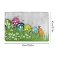 thumbnail image 3 of Vikakiooze Easter Day Door Mat - Front Door Mat - Bath Rug Super Absorbent Quick Dry - Rubber Backing Non Slip Washable Bathroom Floor Mats -Green 16x24 IN, 3 of 8