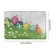 thumbnail image 3 of Tapete de Entrada para El Día de Pascua - Tapete para La Puerta Principal - Alfombra de Baño Súper Absorbente de Secado Rápido - Base de Goma Antideslizante, Lavable - Verde, 40X60 Cm, 3 of 7