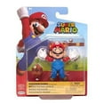 thumbnail image 4 of Nintendo Super Mario Raccoon Mario With Super Leaf Action Figure Set, 4 of 9