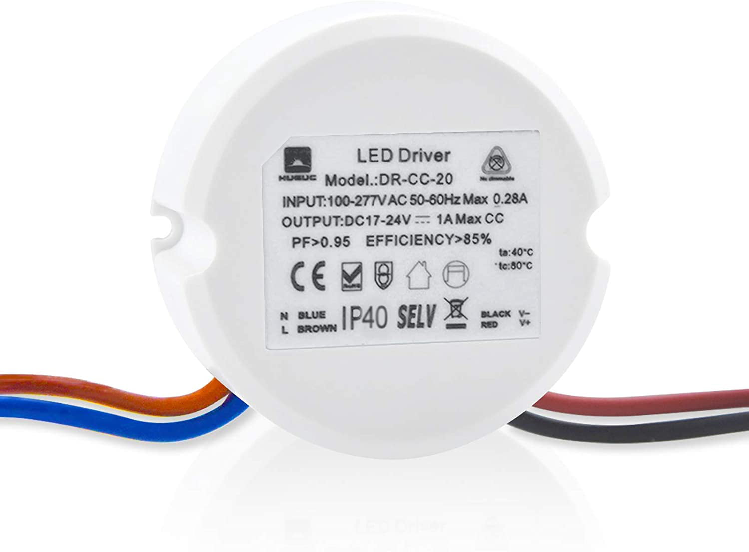 Eaglerise LED Power Supply • Damp Rated • Dimmable • Output 2.1 Amps 