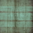 thumbnail image 1 of Ahgly Company Indoor Square Abstract Light Blue Modern Area Rugs, 5' Square, 1 of 4