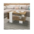 thumbnail image 1 of Mesa de Centro Estilo Moderno Color Almendra-Blanco, 1 of 8
