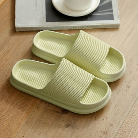 

PIKADINGNIS Men Home Slippers Summer Women Thick Platform Slides Women s Sandals Flip Flops Beach Sandal Mule Anti-slip Slippers For Men